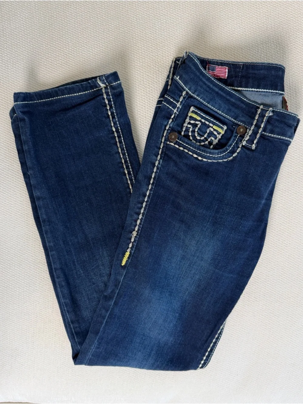 True Religion Women's Dark Indigo Skinny Jeans - Picture 6 of 6